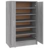 Shoe Cabinet Grey Sonoma - Elegant Storage Solution - 60x35x92 cm