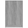 Shoe Cabinet Grey Sonoma - Elegant Storage Solution - 60x35x92 cm