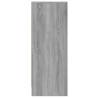 Shoe Cabinet Grey Sonoma - Elegant Storage Solution - 60x35x92 cm