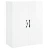 Stylish Highboard High Gloss White 69.5x34x180 cm | HipoMarket