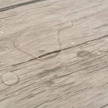 Self-Adhesive PVC Flooring Planks - Oak Washed, 5.21 m²