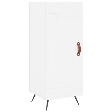 Elegant Highboard in White - 34.5x34x180 cm | Hipomarket