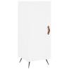 Elegant Highboard in White - 34.5x34x180 cm | Hipomarket