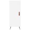 Elegant Highboard in White - 34.5x34x180 cm | Hipomarket