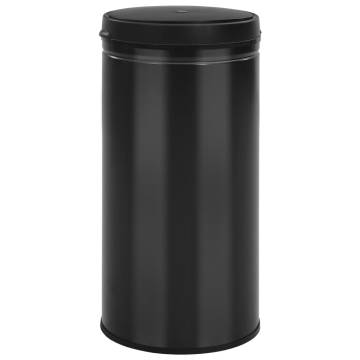 Automatic Sensor Dustbin 70L - Carbon Steel Black | HipoMarket