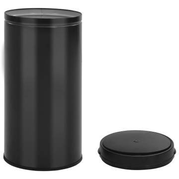 Automatic Sensor Dustbin 70L - Carbon Steel Black | HipoMarket