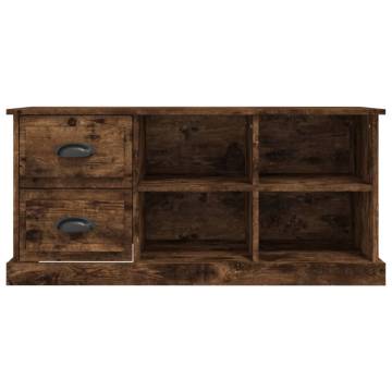 Stylish Smoked Oak TV Cabinet - 102x35.5x47.5 cm | HipoMarket