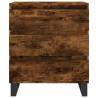 Trendy Smoked Oak Sideboard - 60x35x70 cm Engineered Wood