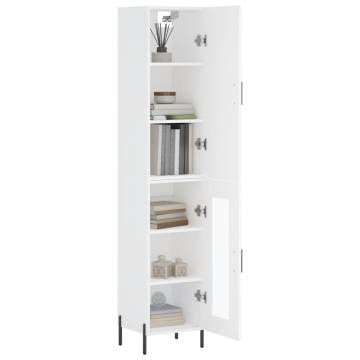 Highboard White - Stylish Storage Solution | Hipomarket