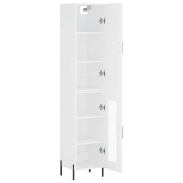 Highboard White - Stylish Storage Solution | Hipomarket