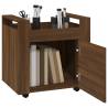 Desk Trolley Brown Oak - 60x45x60 cm Engineered Wood | HipoMarket