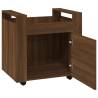 Desk Trolley Brown Oak - 60x45x60 cm Engineered Wood | HipoMarket