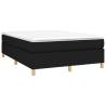 Box Spring Bed Frame Black 135x190 cm - Durable & Stylish