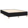 Box Spring Bed Frame Black 135x190 cm - Durable & Stylish