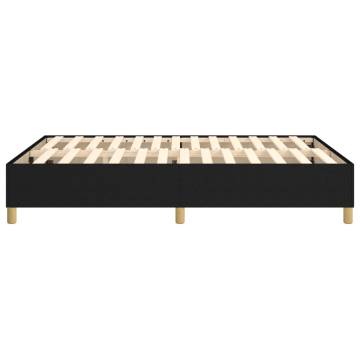 Box Spring Bed Frame Black 135x190 cm - Durable & Stylish