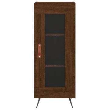 Stylish Highboard Brown Oak - Engineered Wood 180 cm