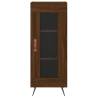 Stylish Highboard Brown Oak - Engineered Wood 180 cm