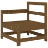 3 Piece Garden Lounge Set - Honey Brown Solid Pine Wood