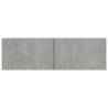 Stylish Concrete Grey TV Cabinets Set - 4 pcs | HipoMarket