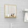 Bathroom Mirror Sonoma Oak 40x10.5x37 cm Engineered Wood Colour sonoma oak Size 40 x 10.5 x 37 cm Quantity in Package 1 