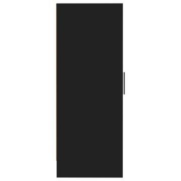 Shoe Cabinet Black 32x35x92 cm - Durable Storage Solution