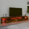 LED TV Cabinet in Smoked Oak | Modern Storage Solution