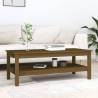 Coffee Table Honey Brown 110x50x40 cm Solid Wood Pine Colour honey brown Size 110 x 50 x 40 cm Quantity in Package 1 