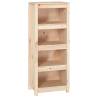 Stylish Solid Pine Book Cabinet - 50x35x125.5 cm