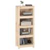 Stylish Solid Pine Book Cabinet - 50x35x125.5 cm