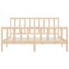 Solid Wood Bed Frame 200x200 cm - Timeless Design