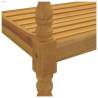 Batavia Bench 150 cm Solid Wood Teak - Elegant Outdoor Seating