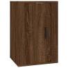 3 Piece Brown Oak TV Cabinet Set - Stylish & Practical Storage