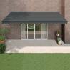 Retractable Awning Anthracite 5x3 m Fabric and Aluminium Colour anthracite (grey frame) Size 5 x 3 m Quantity in Package 1 