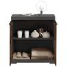 FMD Grey Dresser with 2 Doors - Stylish Storage Solution