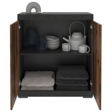 FMD Grey Dresser with 2 Doors - Stylish Storage Solution