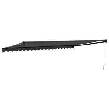 Retractable Awning Anthracite 5x3m - Stylish & Durable