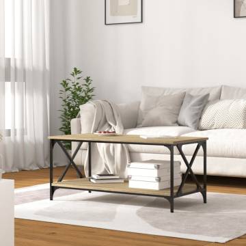 Sonoma Oak Coffee Table - Stylish and Practical | Hipomarket