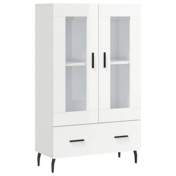 Stylish Highboard High Gloss White - Modern Storage Solution