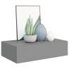 Stylish Wall-Mounted Drawer Shelves - Grey 40x23.5x10cm