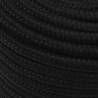 Durable 12mm Black Polyester Work Rope - 250m | Hipomarket