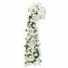 Artificial Flower Garlands 3 Pcs | Elegant White Décor