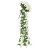 Artificial Flower Garlands 3 Pcs | Elegant White Décor