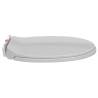 Soft-Close Toilet Seat Quick Release Light Grey - Hipomarket UK