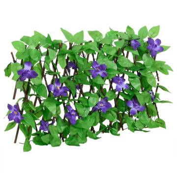 Artificial Ivy Trellis Expandable 5 pcs Green 180x20 cm