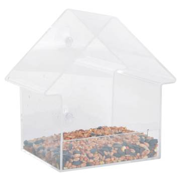 Esschert Design Acrylic Window Feeder House - 15x10x15.3 cm