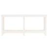 Work Bench White 180x50x80 cm Solid Pine - Hipomarket