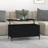 Coffee Table Black 90x44.5x45 cm Engineered Wood Colour black Quantity in Package 1 Length 90 cm 