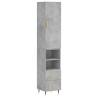 Highboard Concrete Grey - Stylish & Durable Storage Solution