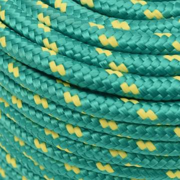 Durable Green Boat Rope 14mm - 250m Polypropylene