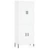 Stylish Highboard White 69.5x34x180 cm | Hipomarket